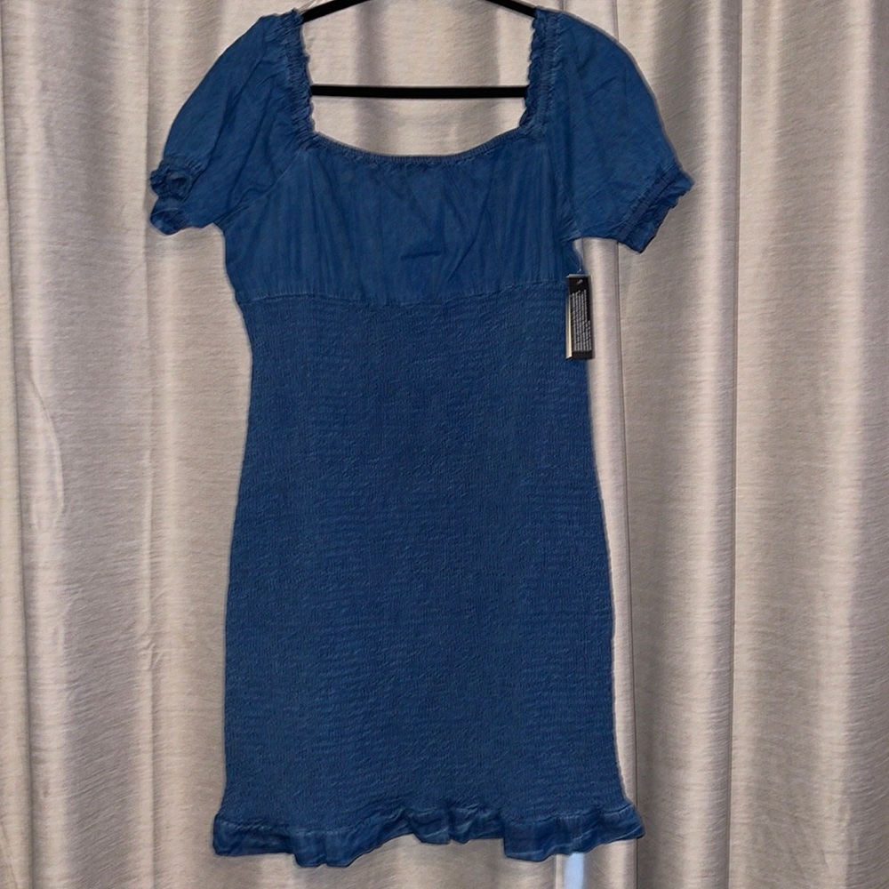 Jean Stretchy Bodycon Dress